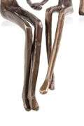 Danya B (Believed to be) Contemporary Romantic Shelf Sitter Bronze Sculptures - Pair