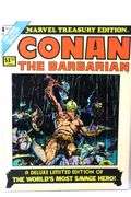 Vintage 1970s Marvel Treasury Edition "Conan the Barbarian" Comics - Three
