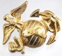 WWII Gemsco Marine Corps cover Pin