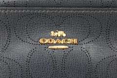 Coach Signature Leather Mini Camera Bag and Small Pebble Leather Wallet