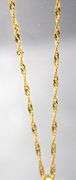 14KT Gold, Diamond, and Ruby (both tested) Pendant and 14KT Gold Necklace.  7gtw.