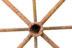 Antique Wrought Metal Spoked Wheel - 24" Dia.