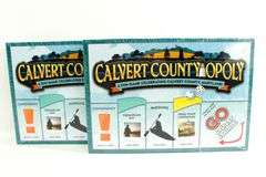 Localized and Other Games:  "Calvert County Opoly" (Two) - and - The Big Bang Theory Trivia Game