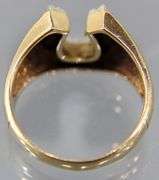 10KT Gold and Diamond (tested) Ring. 7g.  Size 9.5