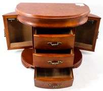Jewelry Chest with Lift-Top Mirror