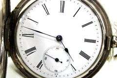 Victor aluminum case pocket watch , Marked Chopard's Patent Dec 6th 1881  ,