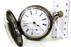 Victor aluminum case pocket watch , Marked Chopard's Patent Dec 6th 1881  ,