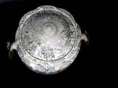 Empire Porcelain Company - Marked England - 1896-1967 - Double Handle Vessel with Rattan Bail Handle and Lid