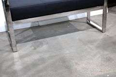 MCM Metal Art Demi Arms Upholstered Seat Bench - 40 x 15 x 20