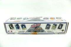 Fleer '91 Baseball Card Sealed Box and Baseball 1991 Edition Baseball Cards and 3-D Hologram Cards