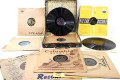 Vintage Record Albums by Victor, Columbia, and Others