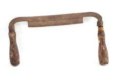 Vintage Tools:  Pull Scrapper / Draw Knife - and - Hand Auger with Bit
