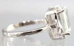 Aquamarine (tested) and Sterling Silver Ring, size 9.