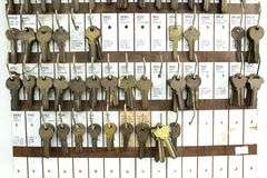 "Star" Key Blanks Retail Display Board with Keys - "Keys Made While You Wait!" - 24 x 16