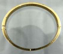 Coach signed hinged bangle Bracelet