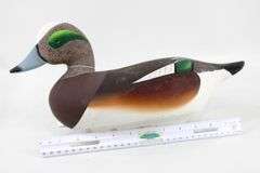 Charles Bryan (Middle River, Maryland, 1920-2008) - Signed and Dated "94"  - Hand Carved Widgeon Duck Decoy