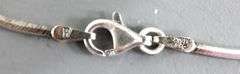 Sterling Silver Necklace and Earring set with Mother of Pearl and white Topaz (tested), in a gift box.