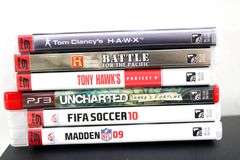 SONY PS3 BD/Playstation & Blu ray Player Model No. CECH-2001A / Wireless Controller Model No. CECHZC2U & Games.