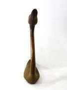 Vintage Brass Bronze Goose Figurine Statuette - 26 x 13 x 7