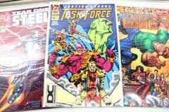 Comic Book Collection  Includes DC Task Force, Leonard Nimoy Primortals, Gene Roddenberry Lost Universe, DC Road Trip, Marvel Power Pack and more