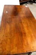 Turned Legs Trestle Table - 28 x 16 x 19