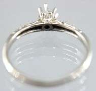 Platinum Ring setting, size 6.    (2.17 gm)