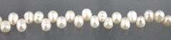 Sterling Silver and Genuine Pearl Necklace.
