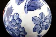 Churchill "Willow" Made in Japan Ceramic Tray - and - Blue on White Chinoiserie Ceramic Balls