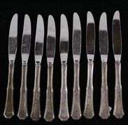 Reed & Barton Sterling Silver Handle Knives with Mirrorstele Blades