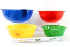 Vintage Pyrex Primary Color Mixing Bowls