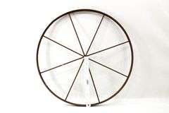 Antique Wrought Metal Spoked Wheel - 24" Dia.