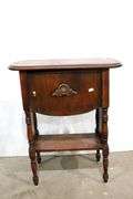 Vintage Victorian Tobacco Cabinet / Table - 22 x 11 x 25