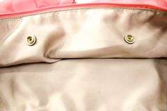 COACH Peach Weekender Tote Bag with Storage / Make-Up Bag.