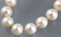 Vintage strand of knotted genuine Pearls, 18"