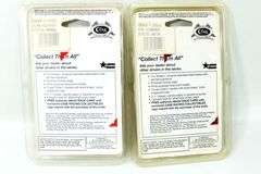 Case Collectibles Racing Series Color Engraved Solid Brass Inlay Knives in Original Packages