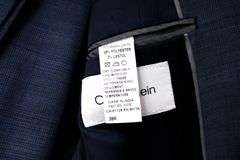 Calvin Klein X-Slim Fit 38R Jacket 2-Piece Suit and Lorenzo Uomo Trim Fit White Shirt Size 15 | 32/33