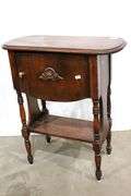 Vintage Victorian Tobacco Cabinet / Table - 22 x 11 x 25
