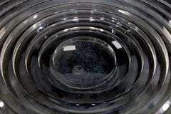 Railroad light lens , Clear ,  19" Dia ( Consigner reports )