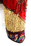 Vintage Laurence Kazar New York Beaded Sequin Cropped Evening Trophy Jacket.  100% Silk Lining -  Size Large