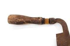 Vintage Tools:  Pull Scrapper / Draw Knife - and - Hand Auger with Bit