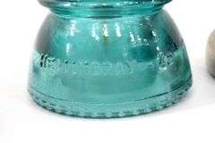 Vintage Glass Insulator Shade Arts & Crafts Pendant Lights - and - Vintage Metal Shade Pendant Light