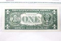1957 Silver Certificated Signed by the Treasurer.  CGA Gem Uncirculated 67