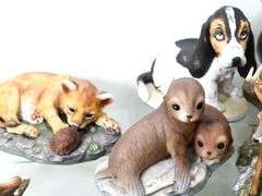 Vintage Masterpiece Porcelain by "HOMCO" Figurines.  Deer, Tiger, Rabbits, Horse, Raccoon & More.