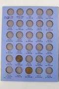 Three Lincoln Cents Collection Books. One book has 22 Coins, the second 28 coins, and the Deluxe book has 66 coins 1941-1969 "D", some uncirculated and steel cents included. 116 Coins Total