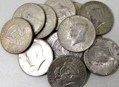 1964 Kennedy Silver half Dollars ( 2x ) and 40% silver halves ) 12x )  14 items