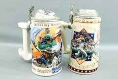 Sports Figures Bobbleheads - and - Navy Tradition and Sports Legends Collector Steins