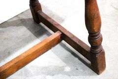 Turned Legs Trestle Table - 28 x 16 x 19