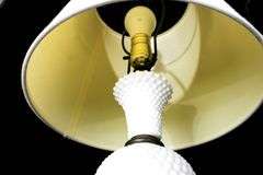 Vintage Mid-20th Century Table Lamps with Shades - Two