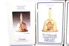 Goebel W. Germany / Germany Annual 1978 to 1988 Editions Handcrafted Porcelain Bells