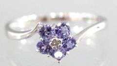 10 KT Gold and Amethyst Ring.  Size 7.25